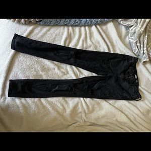 ripped black jeans size 2